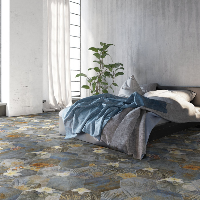 Керамогранит HIBISCUS Blue Matt Hexa 23,2x26,7 *